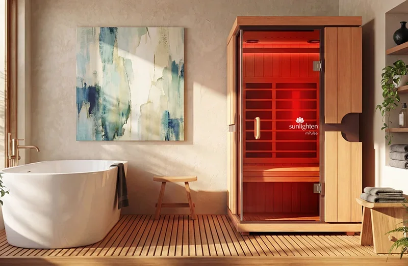 mPulse Intelligent Sauna Aspire | 1 Person Red/Near, Mid and Far